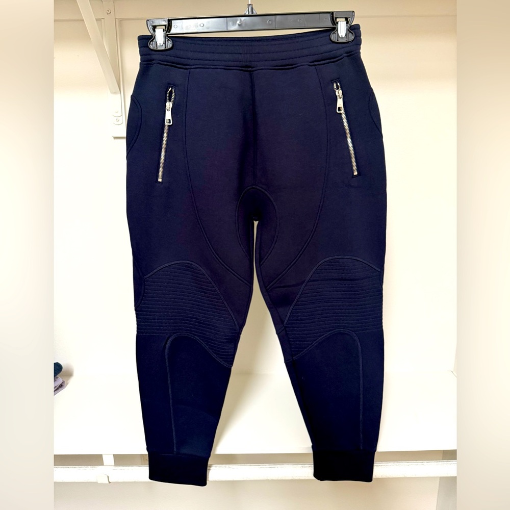 Neil Barrett Neoprene Moto Joggers